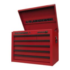 U.S. GENERAL 27 in. x 22 in. Top Chest, Series 3, Red