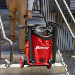 BAUER 16 Gallon Wet/Dry Vacuum with Cart