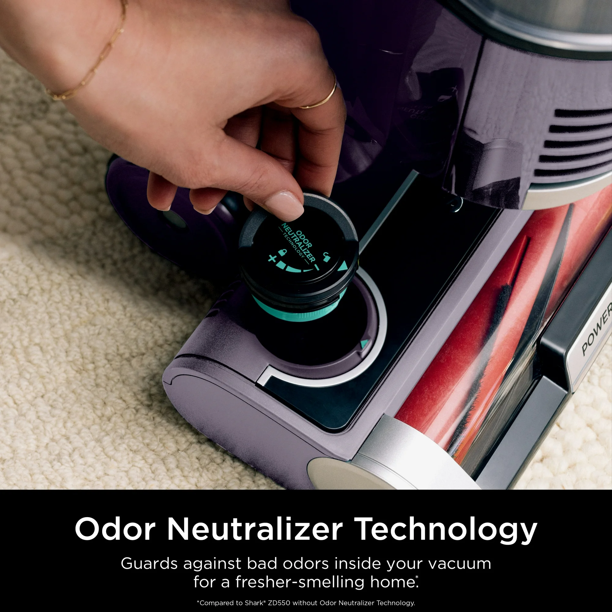 Shark Lift-Away with PowerFins HairPro & Odor Neutralizer Technology Upright Multi Surface Vacuum, ZD550