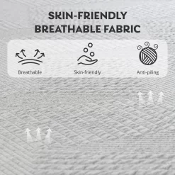 MLILY Ego Gray 14 inch Full Size Mattress, Gel Memory Foam Mattress in a Box