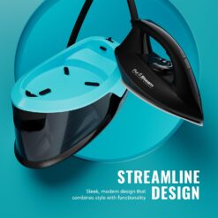 Pursteam World's Best Steamers - Station Max Ceramic Soleplate Steam Iron for Clothes 1500W, 50.7oz Removable Water Tank