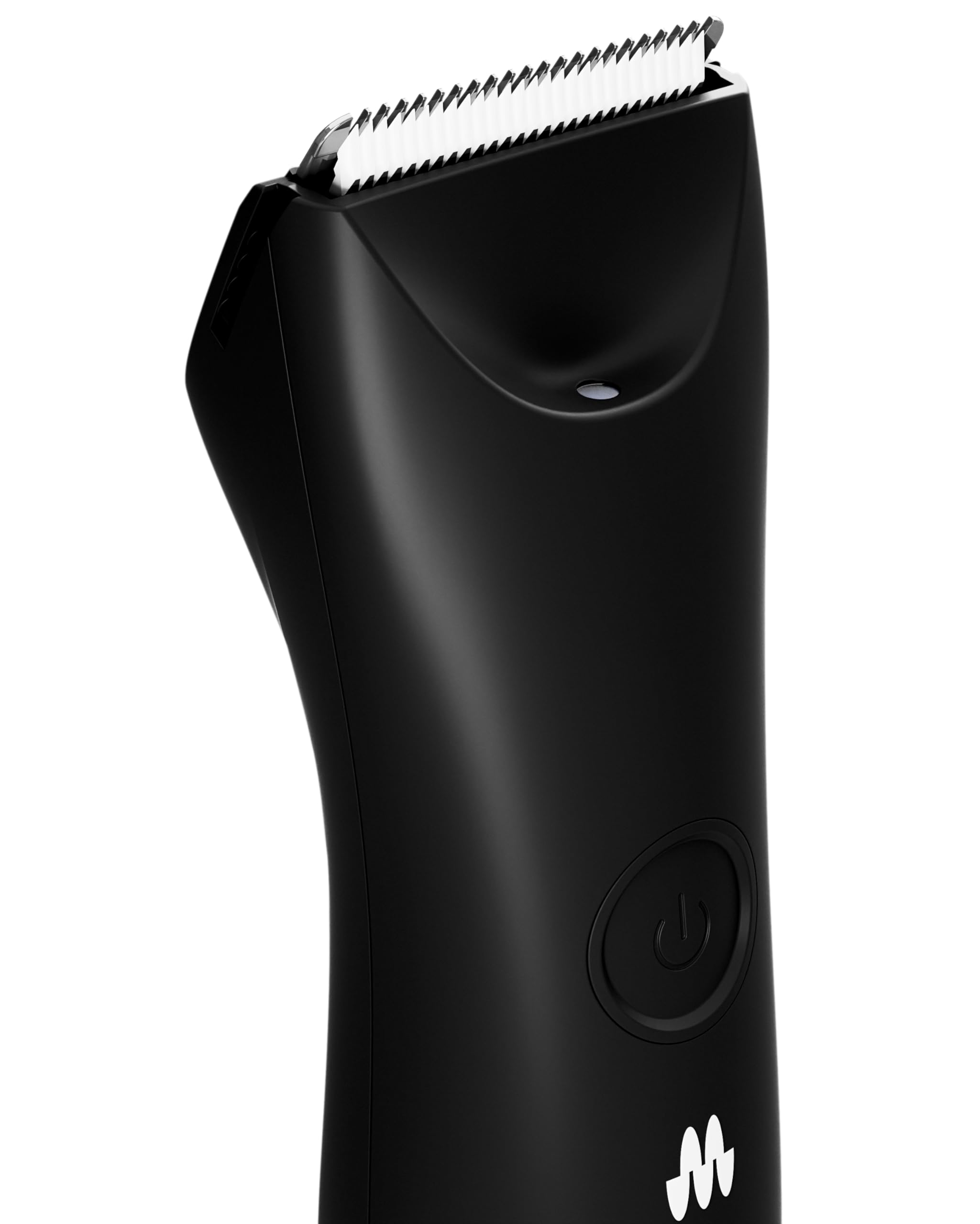 MERIDIAN Body Hair Trimmer for Men, Pubic Hair Trimmer Balls, Body Shaver for Men Groin Safe, Electric Ball Shavers - Onyx