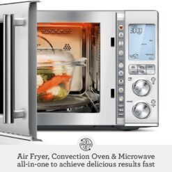 Breville BMO870BSS1BUC1 Combi Wave 3-in-1 Microwave, Brushed Stainless Steel