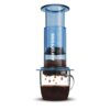 AeroPress Clear Blue Coffee Press – 3 In 1 Brew Method Combines French Press, Pourover, Espresso, Blue