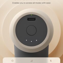 RENPHO Mini Thermal Massager with Heat, FSA HSA Eligible Portable Deep Tissue Percussion Massager, Grey