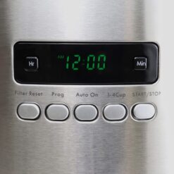 Kenmore 00840706 12-Cup Programmable Aroma Control Coffee Maker, 6.34, Stainless Steel