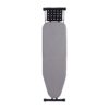 Deluxe Ironing Board with Heat Resistant Cover and Thicken Felt Pad, Heavy Sturdy Legs, Full Size Hanger Iron Board, Foldable (L-Grey)