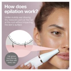 Braun Face Epilator Facespa Pro 911, Facial Hair Removal for Women, Hair Removal Device, 3-in-1 Epilating