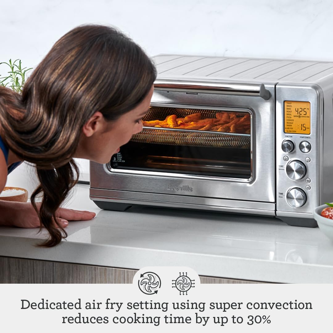 Breville the Smart Oven Air Fryer BOV860BST, Black Stainless Steel