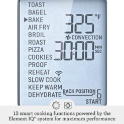 Breville Joule Smart Oven Air Fryer Pro BOV950BSS, Brushed Stainless Steel