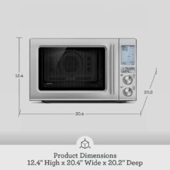 Breville BMO870BSS1BUC1 Combi Wave 3-in-1 Microwave, Brushed Stainless Steel