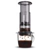 AeroPress Clear Black Coffee Press – 3 In 1 Brew Method Combines French Press, Espresso, Full Bodied Coffee Without Grit or Bitterness