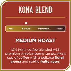 Don Francisco's Kona Blend Medium Roast Coffee Pods: 100 Count K-Cup Compatible