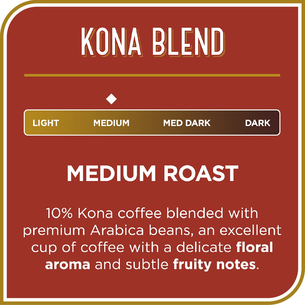 Don Francisco's Kona Blend Medium Roast Coffee Pods: 100 Count K-Cup Compatible