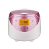 CUCKOO CR-0631F 6-Cup (Uncooked) / 12-Cup (Cooked) Micom Rice Cooker with Nonstick Inner Pot (White/Pink)