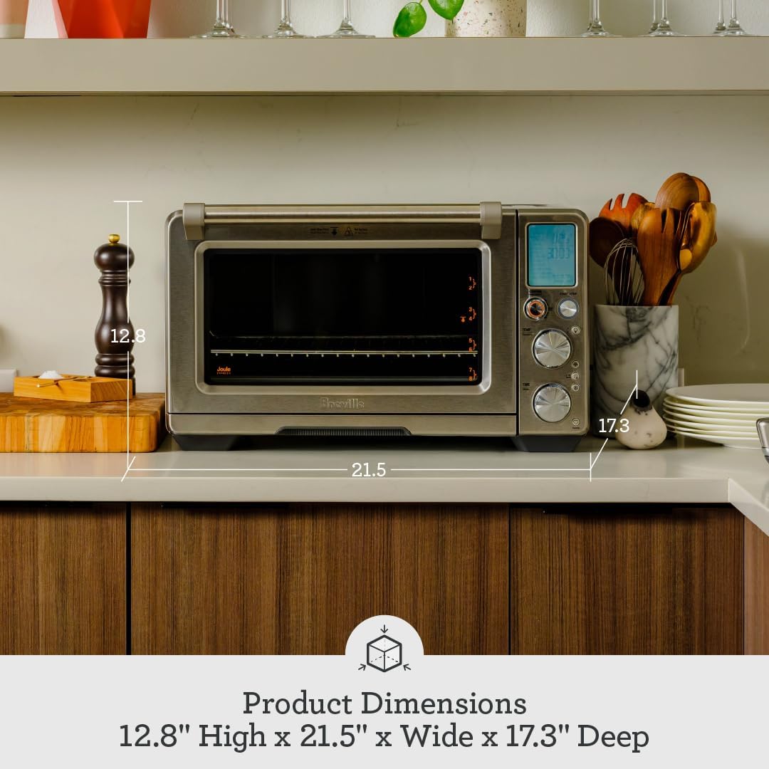 Breville Joule Smart Oven Air Fryer Pro BOV950BSS, Brushed Stainless Steel