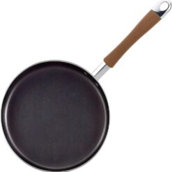 Rachael Ray Cucina Nonstick Cookware Pots and Pans Set, 12 Piece, Mushroom Brown