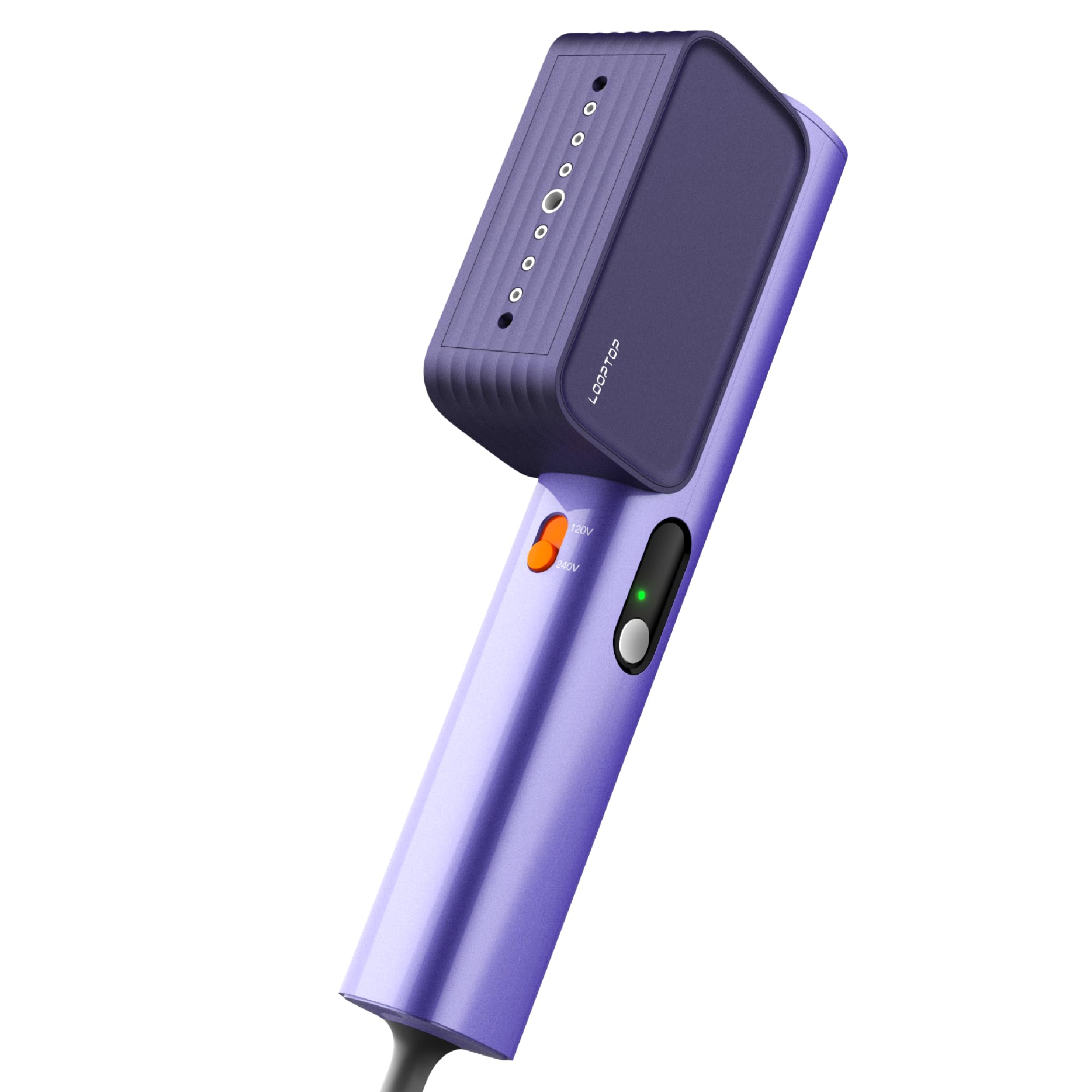 looptop Steamer for Clothes, 100-240V Travel Steamer for Clothes Portable, Strong Penetrating Steam, Global Travel