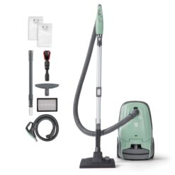 Kenmore pet Friendly Lightweight Bagged Canister Vacuum Cleaner with Extended telescoping Wand, Green
