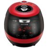 CUCKOO CRP-HZ0683FR, 6-Cup (Uncooked) Induction Heating Pressure Rice Cooker, Black/Red