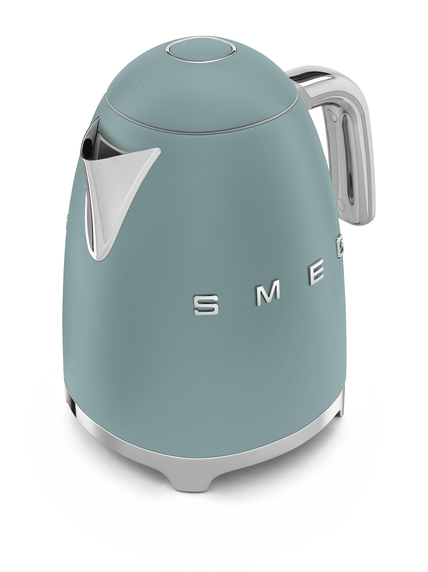 SMEG 50's Retro Style 7-Cup Electric Water Kettle with Automatic Shutoff, Removable Base, and Water Indicator (Jade)