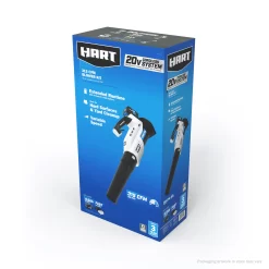 HART 20V Cordless Turbo Fan Leaf Blower (1) 4.0Ah Lithium-Ion Battery