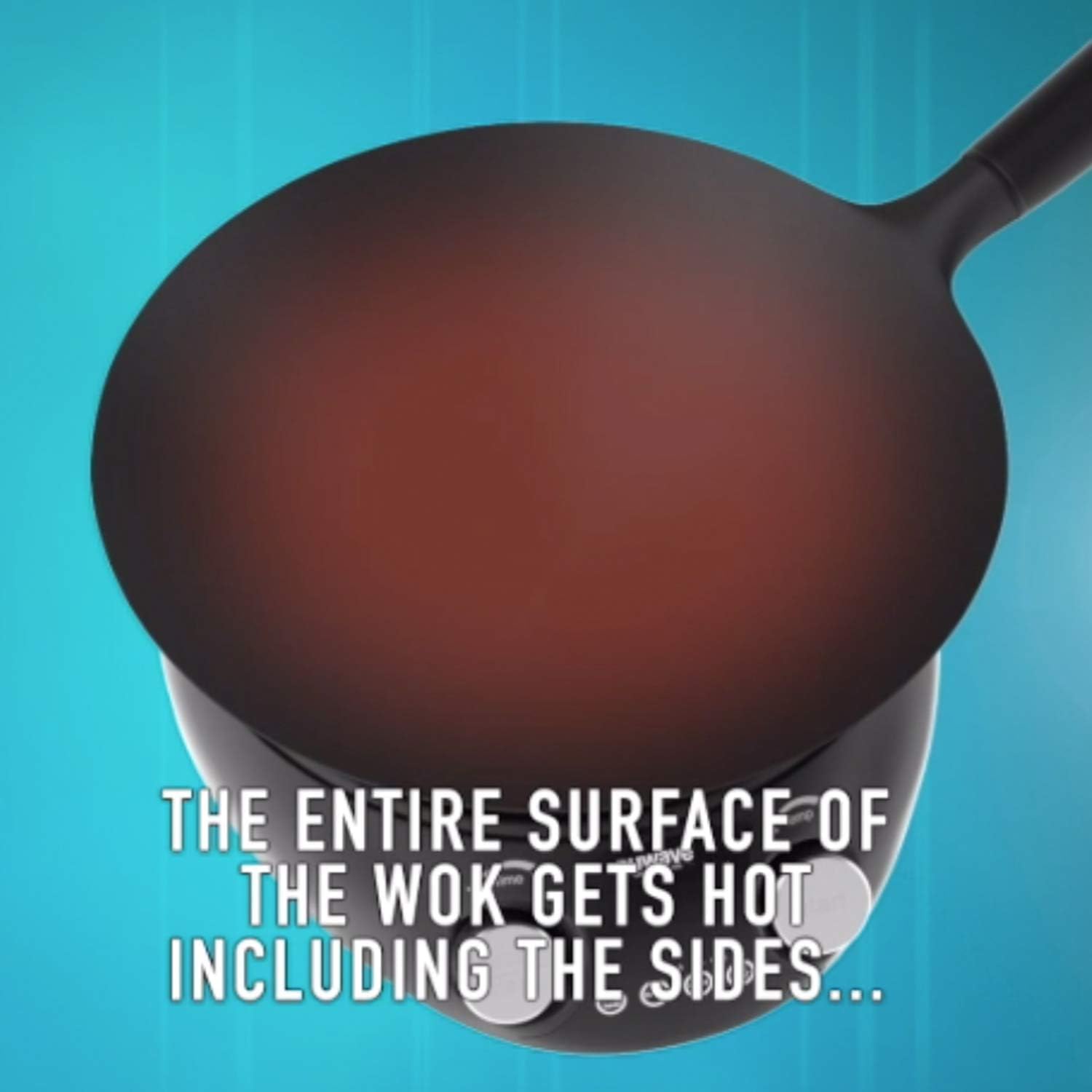 Nuwave Induction Wok, 3 Wattages 600, 900 & 1500, Precise Temp Controls from 100°F to 575°F in 5°F