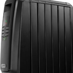 DeLonghi Dragon Digital Oil Filled Radiator Heater, 1500W Electric Space Heater, TRD40615EBK, Black