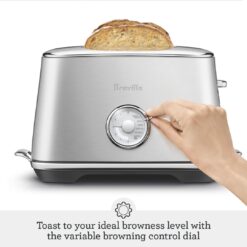 Breville 2 Slice Luxe Toaster BTA735RCH, Royal Champagne