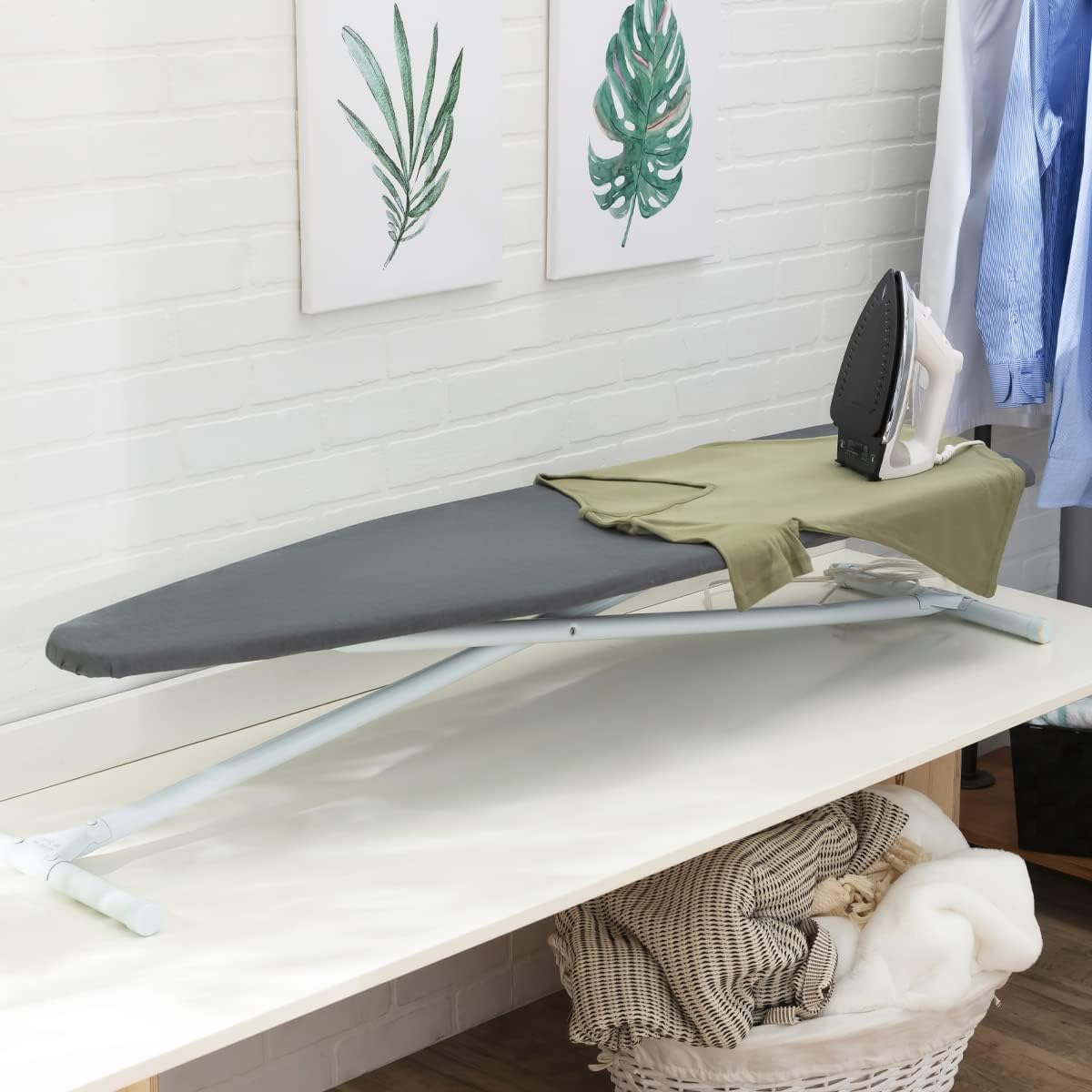 Seymour Home Products Ironing Board Full Size Steel T-Legs, Gray