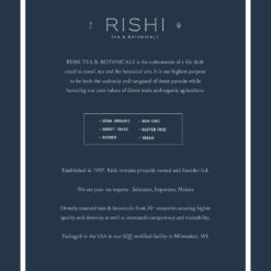 Rishi Tea Turmeric Ginger Herbal Tea - Organic Sachet Bags, Caffeine Free Ayurvedic Digestive Blend with Spicy Ginger & Citrus - 50 Count