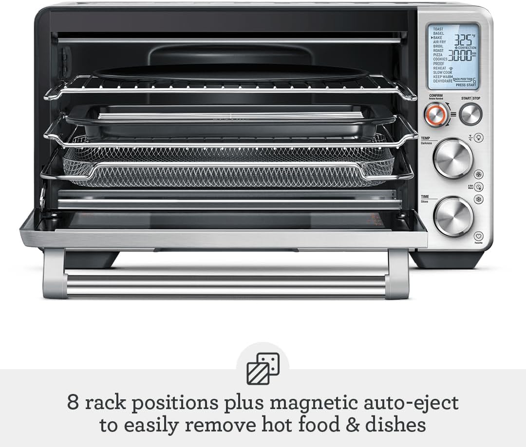 Breville Joule Smart Oven Air Fryer Pro BOV950BSS, Brushed Stainless Steel