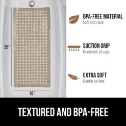 GORILLA GRIP Patented Bath Tub Shower Mat, 35
