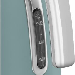 SMEG 50's Retro Style 7-Cup Electric Water Kettle with Automatic Shutoff, Removable Base, and Water Indicator (Jade)
