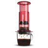 AeroPress Clear Red Coffee Press – 3 In 1 Brew Method Combines French Press, Pourover, Espresso, Red