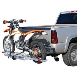HAUL-MASTER 400 lb. Capacity Receiver-Mount Aluminum Motorcycle Carrier