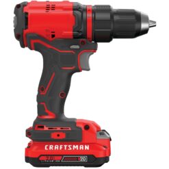 CRAFTSMAN V20 20-volt Max 1/2-in Keyless Brushless Cordless Drill (1-Battery Included, Charger Included and Soft Bag included)