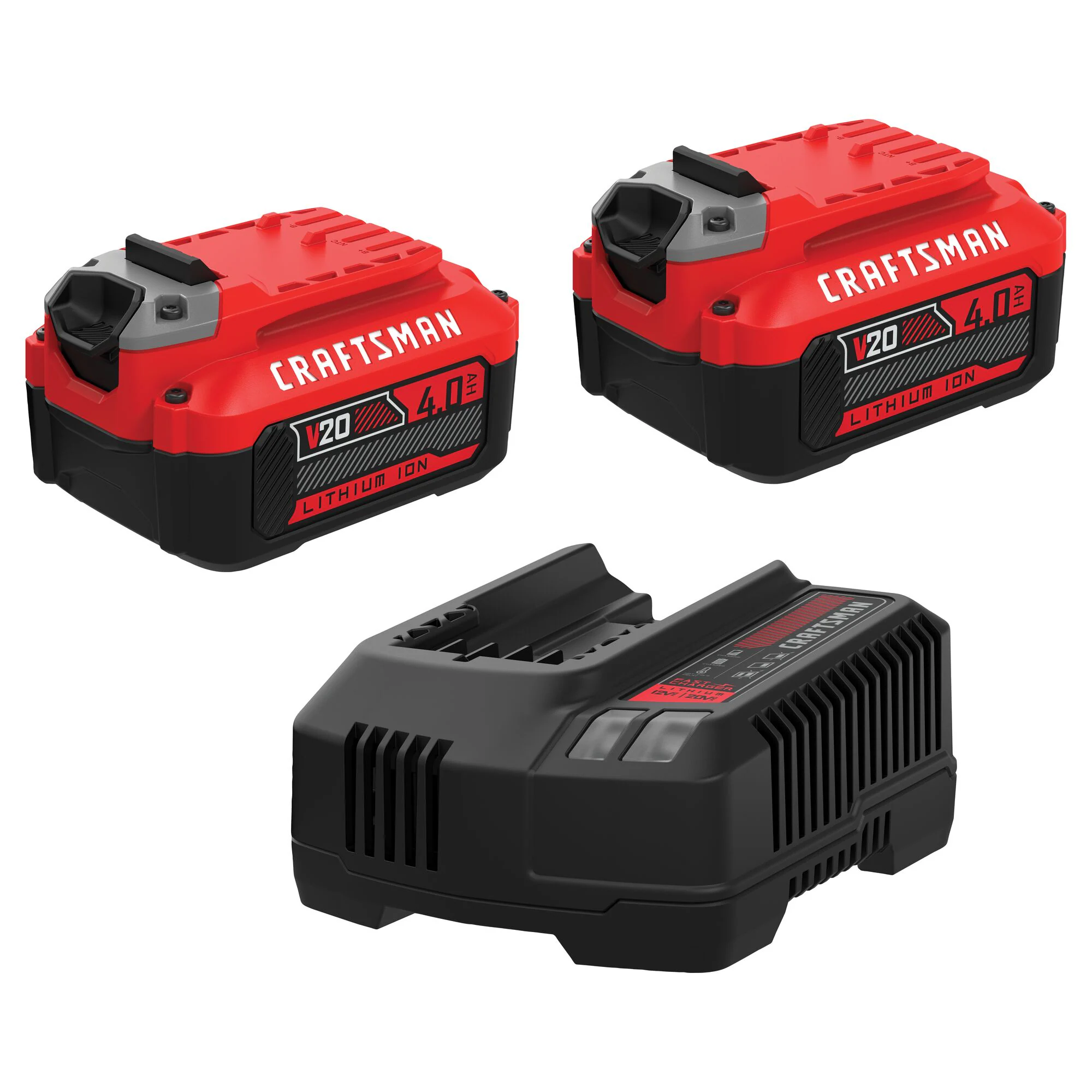 CRAFTSMAN V20 20-V 2-Pack Lithium-ion Battery (4 Ah)
