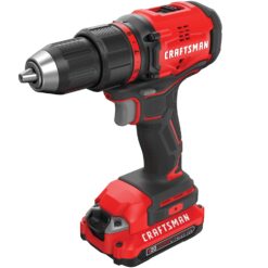 CRAFTSMAN V20 20-volt Max 1/2-in Keyless Brushless Cordless Drill (1-Battery Included, Charger Included and Soft Bag included)