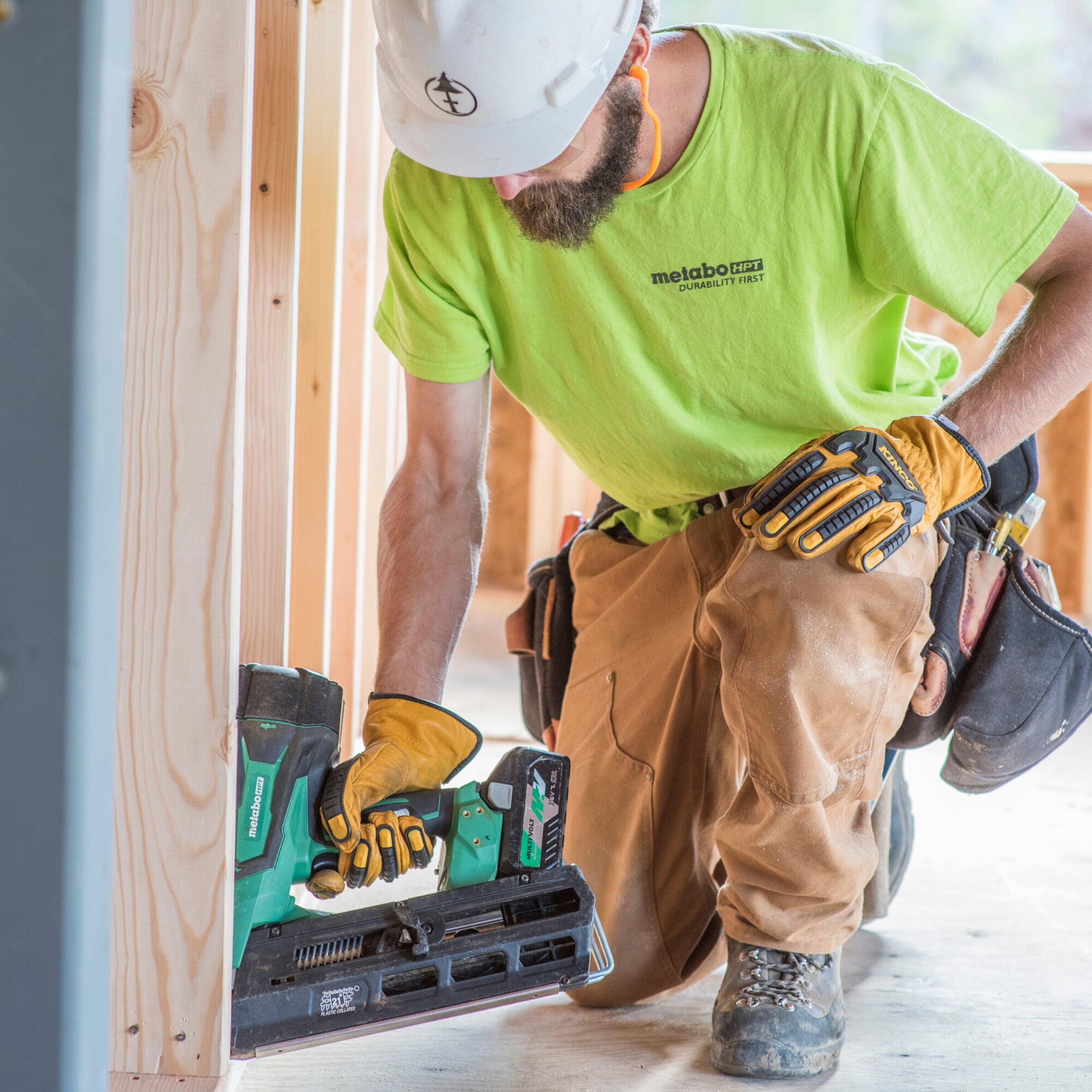 Metabo HPT 3-1/2-in 21 -Degree Cordless Battery Included and Charger Included ) - Image 8