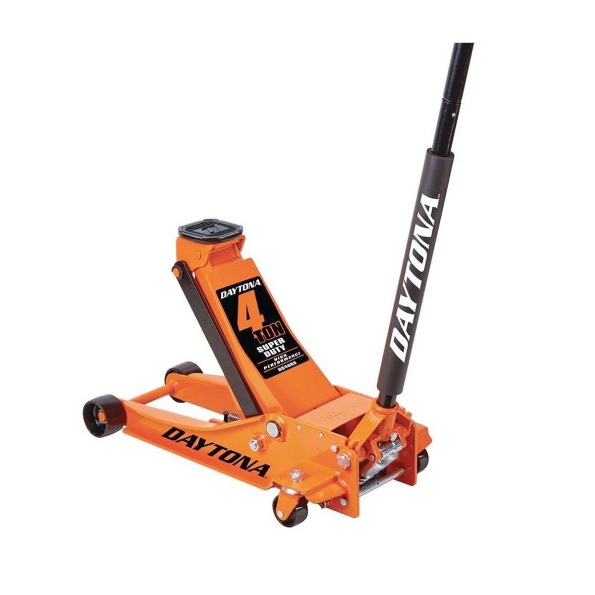 DAYTONA 4 Ton Professional Floor Jack with RAPID PUMP, Orange