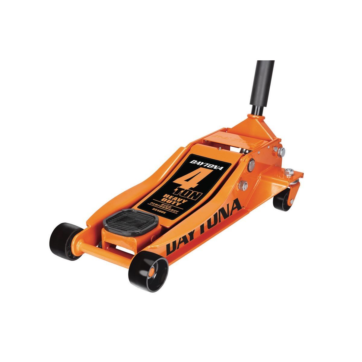 DAYTONA 4 Ton Professional Floor Jack with RAPID PUMP, Orange