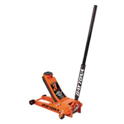 DAYTONA 3 Ton Low-Profile Professional Floor Jack with RAPID PUMP, Orange