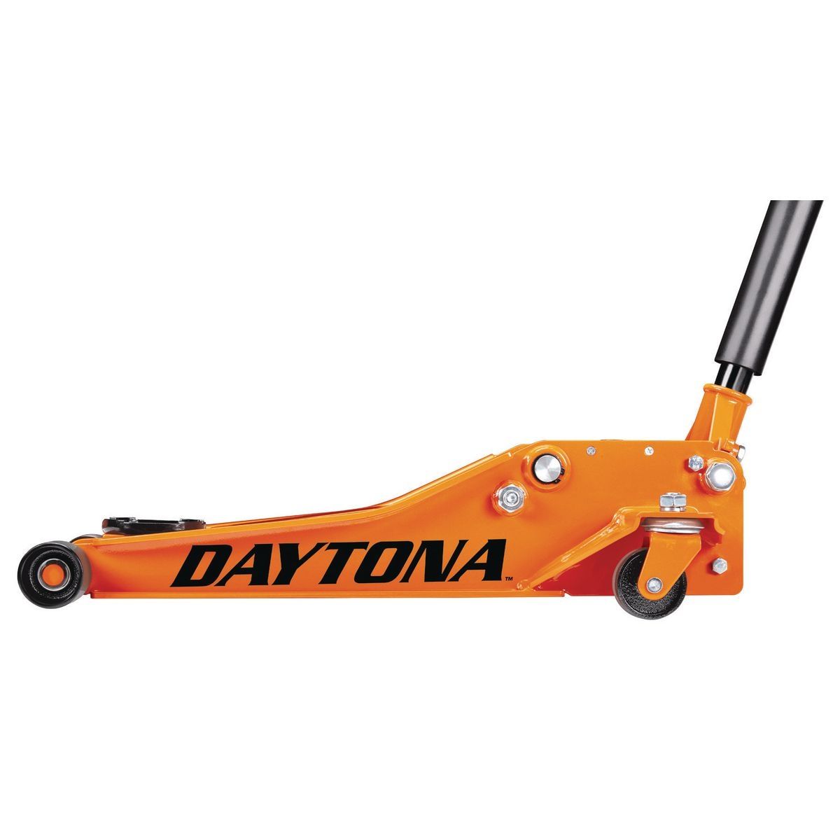 DAYTONA 3 Ton Low-Profile Professional Floor Jack with RAPID PUMP, Orange