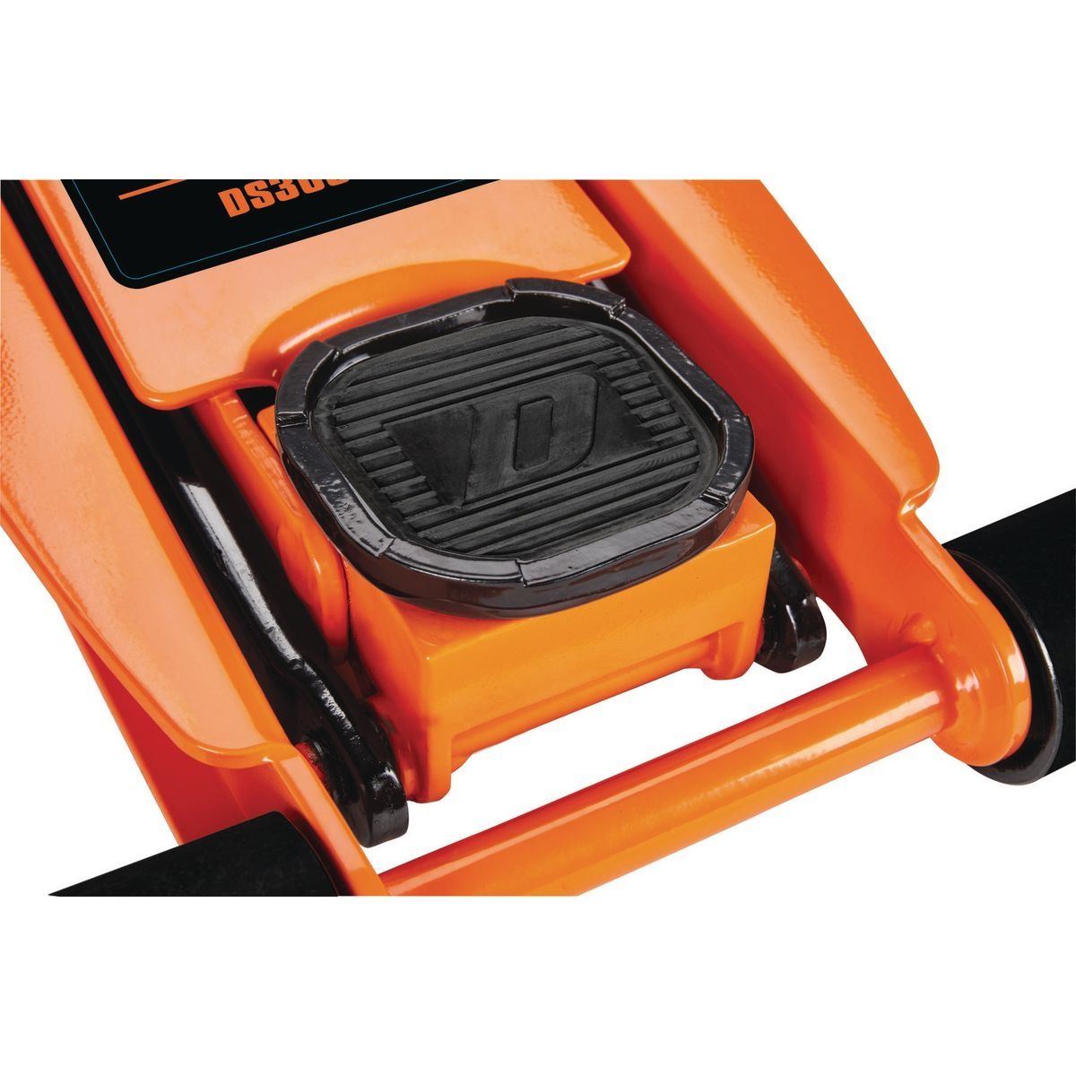 DAYTONA 3 Ton Low-Profile Professional Floor Jack with RAPID PUMP, Orange
