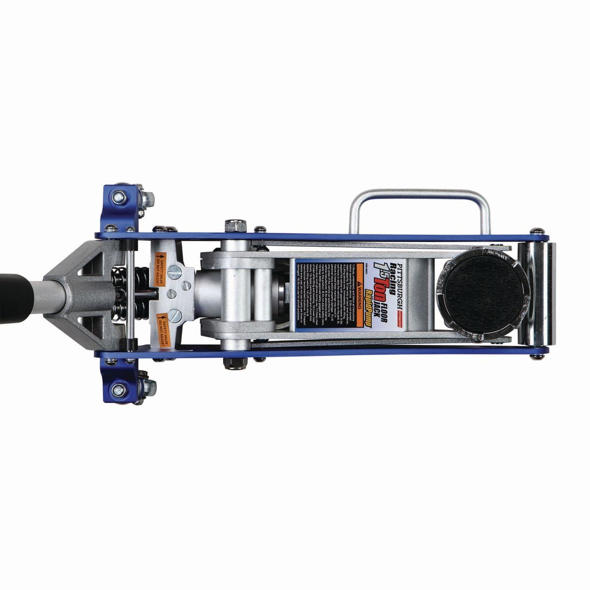 PITTSBURGH 1.5 Ton Low-Profile Aluminum Racing Floor Jack with RAPID PUMP