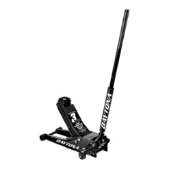 DAYTONA 3 ton Low-Profile Professional Floor Jack with RAPID PUMP, Black