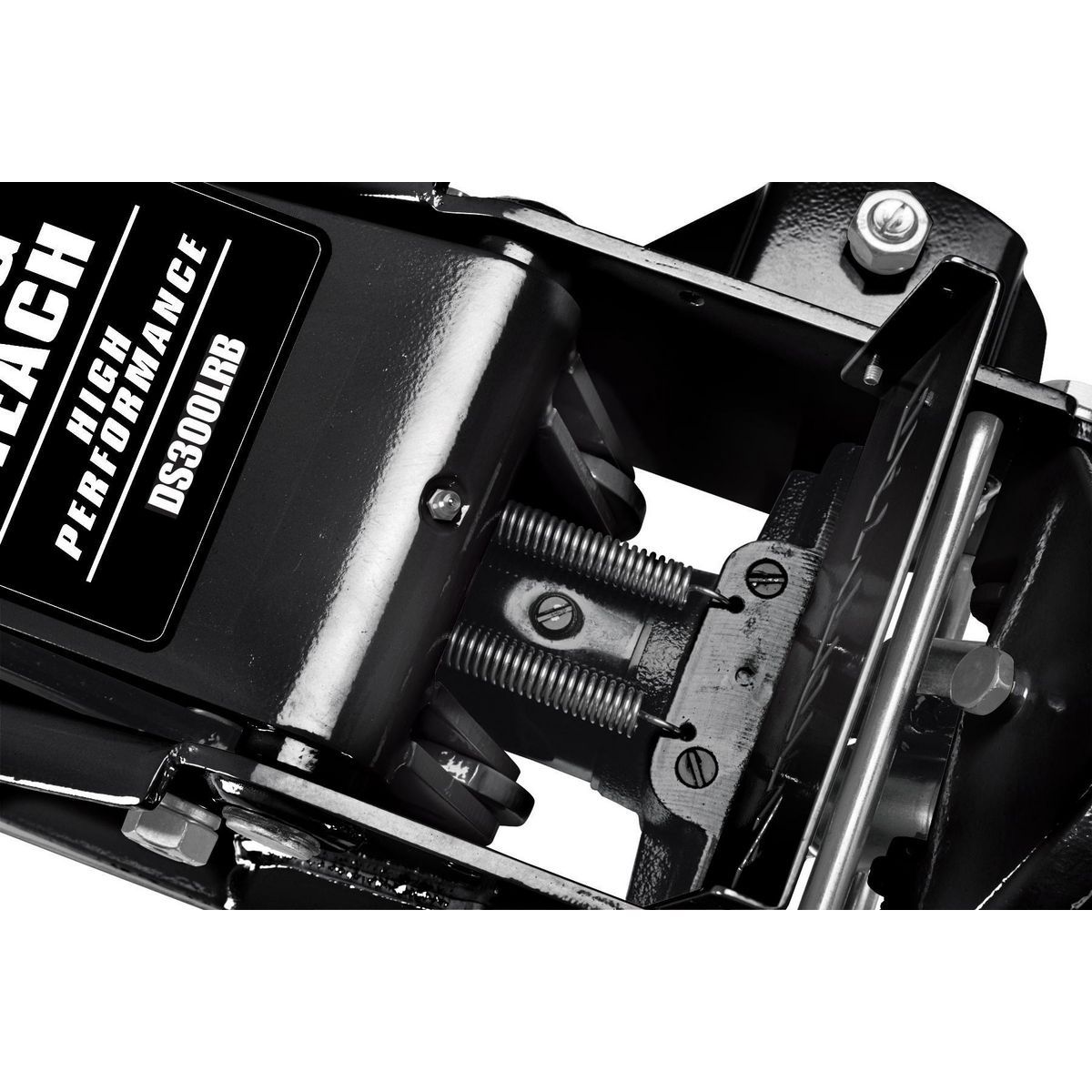 DAYTONA 3 Ton Long-Reach Low-Profile Professional Floor Jack with RAPID PUMP, Black