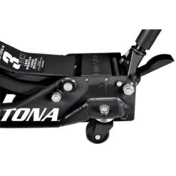 DAYTONA 3 Ton Long-Reach Low-Profile Professional Floor Jack with RAPID PUMP, Black