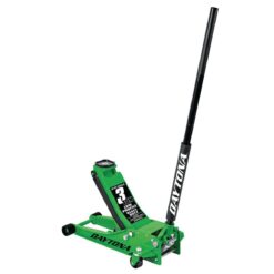 DAYTONA 3 Ton Low-Profile Professional Floor Jack with RAPID PUMP, Green